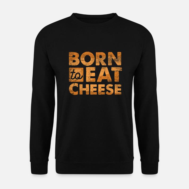 cheese - Unisex Sweatshirt - black