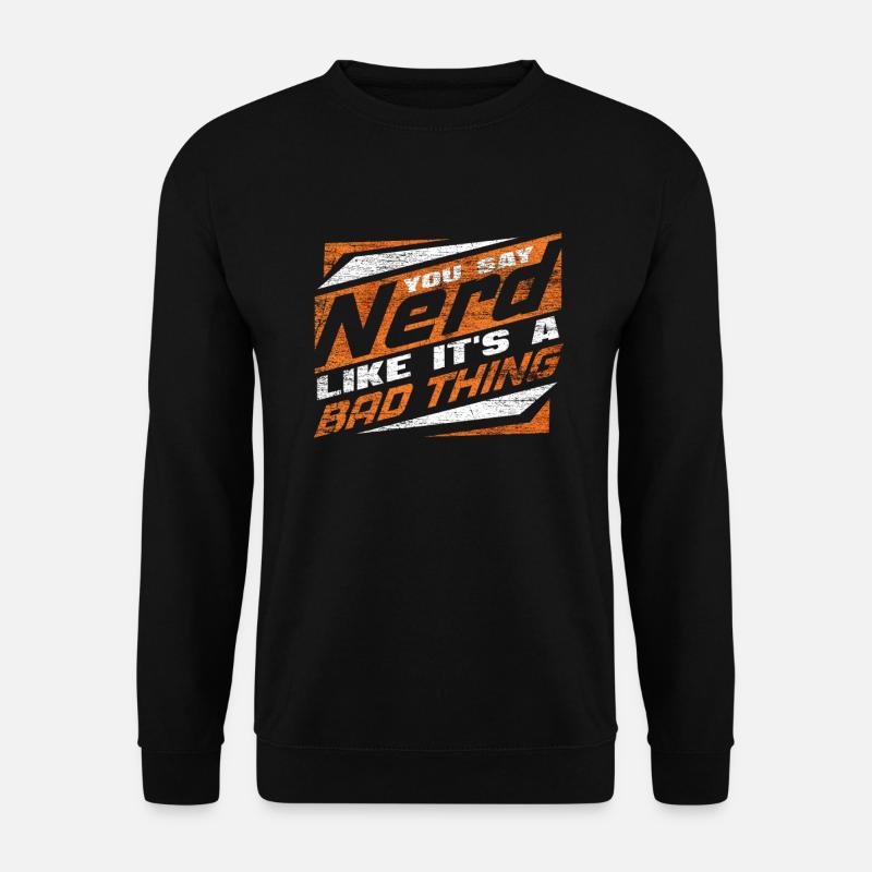 Nerd - Unisex Sweatshirt - black