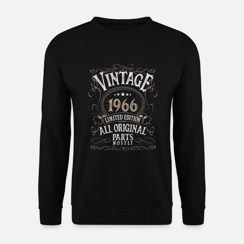 Geburtstag Jahrgang 1966 - Unisex Pullover - Schwarz
