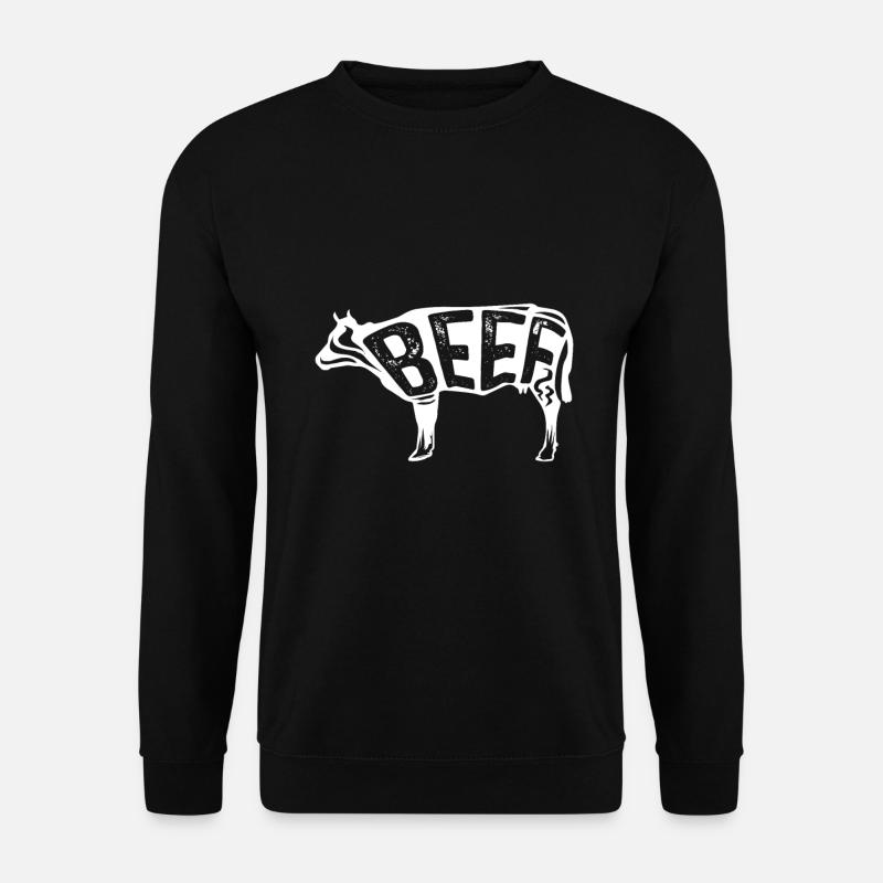 Rindfleisch Steak - Unisex Pullover - Schwarz