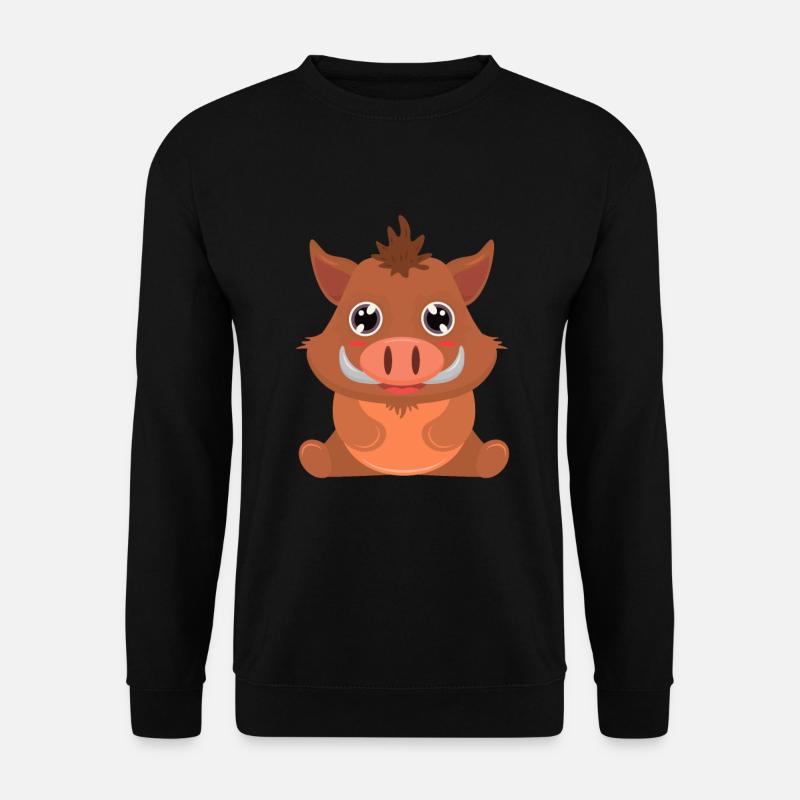 wild boar - Unisex Sweatshirt - black
