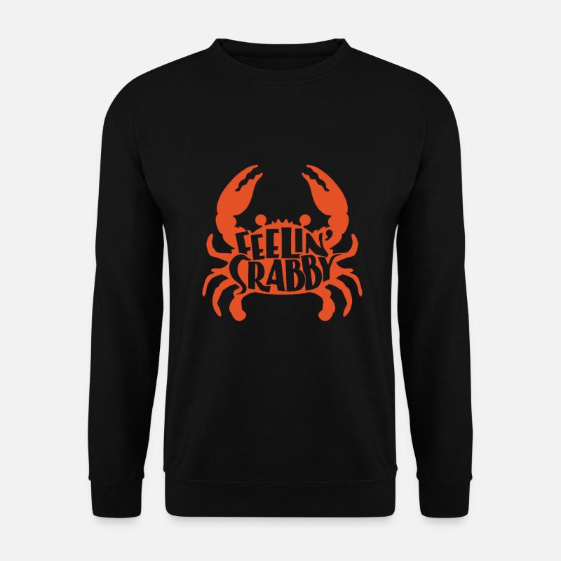 Krebs Krabbe - Unisex Pullover - Schwarz