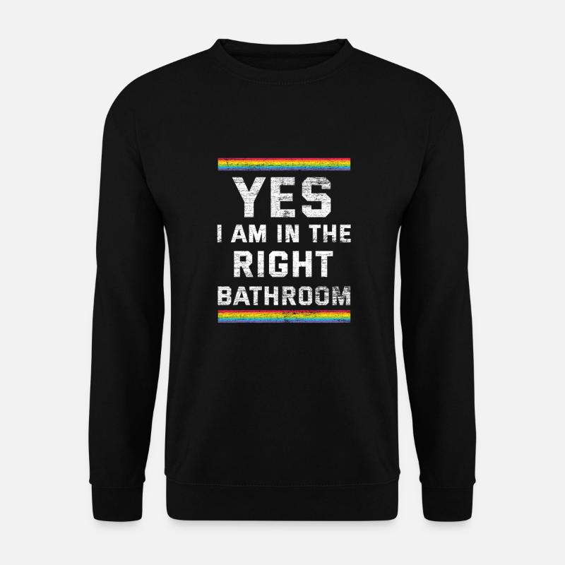 LGBT Transgender - Unisex Pullover - Schwarz