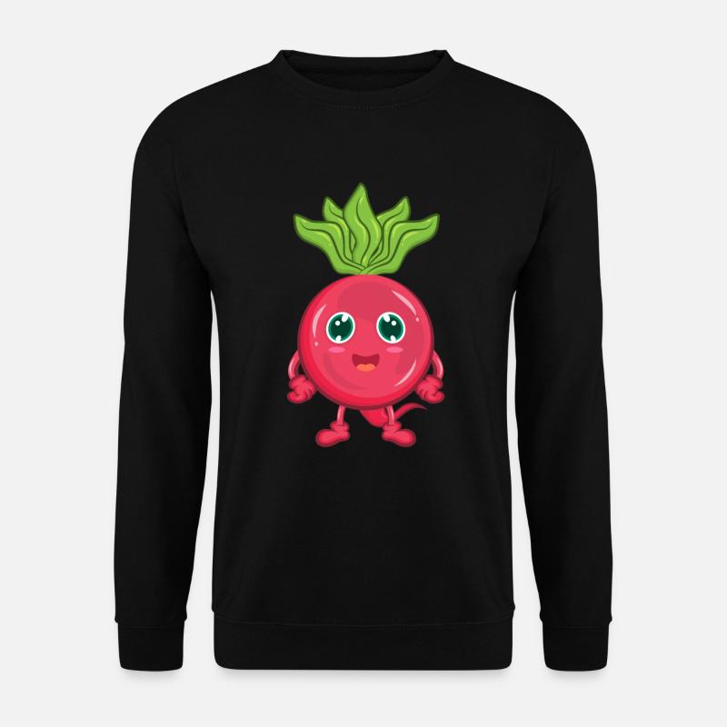Radish vegetables - Unisex Sweatshirt - black
