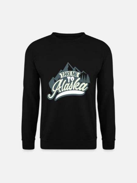 Alaska nature - Unisex Sweatshirt - black