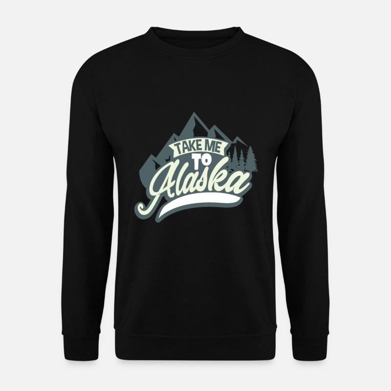 Alaska nature - Unisex Sweatshirt - black