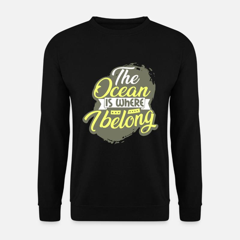 Diver diving - Unisex Sweatshirt - black