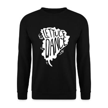 Salad Dancing Pun - Unisex Sweatshirt - black - Front - Alina (178cm) & Michal (187cm)