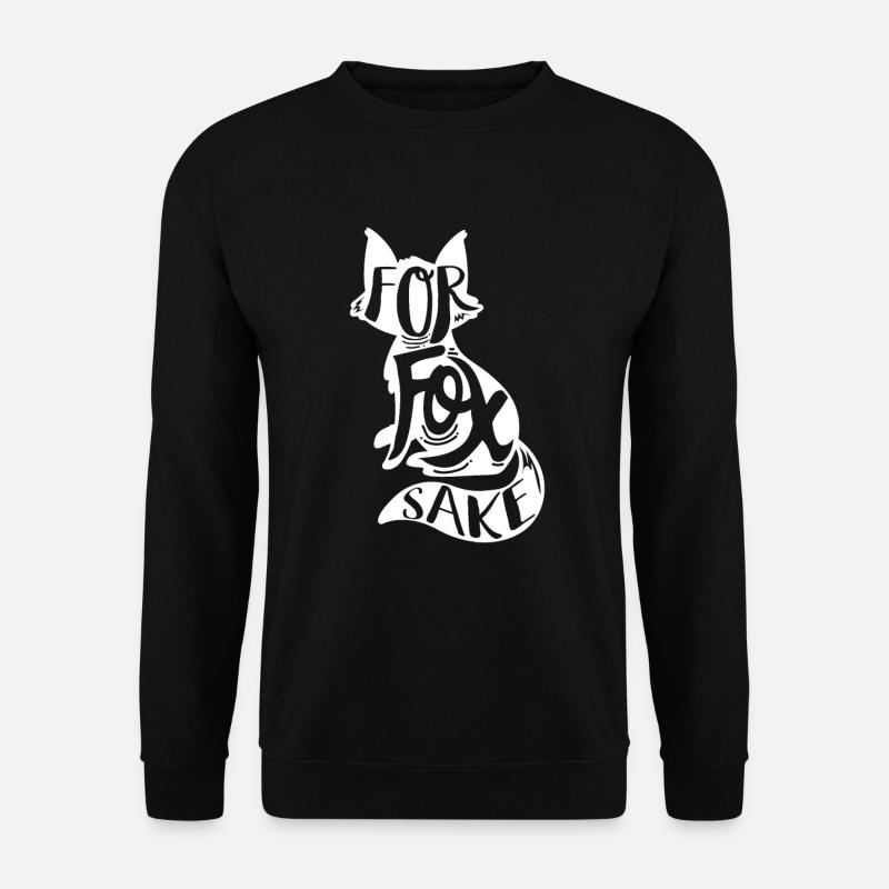 Fuchs - Unisex Pullover - Schwarz