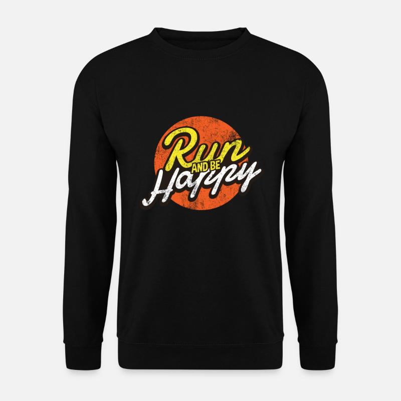 Running runner sport - Unisex Sweatshirt - black