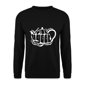 Hygge autumn winter - Unisex Sweatshirt - black - Front - Alina (178cm) & Michal (187cm)