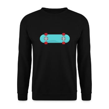 planche à roulette - Sweat-shirt Unisexe - noir - Devant - Alina (178cm) & Michal (187cm)