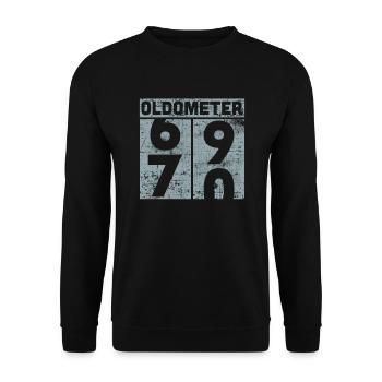 70e anniversaire - Sweat-shirt Unisexe - noir - Devant - Alina (178cm) & Michal (187cm)