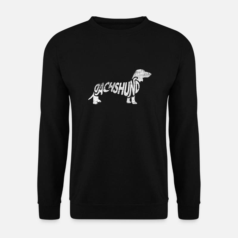 Dackel - Unisex Pullover - Schwarz