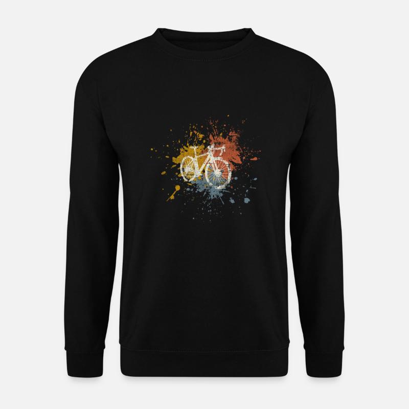 Vélo de course rétro - Sweat-shirt Unisexe - noir