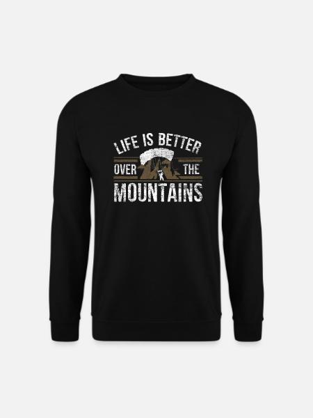 Paragliding Gleitschirm - Unisex Pullover - Schwarz