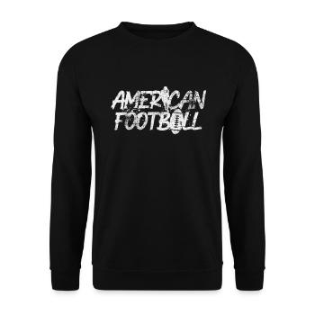 Football américain - Sweat-shirt Unisexe - noir - Devant - Alina (178cm) & Michal (187cm)