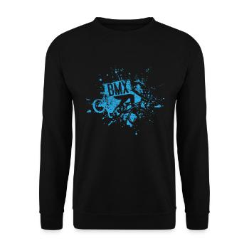 BMX - Sweat-shirt Unisexe - noir - Devant - Alina (178cm) & Michal (187cm)