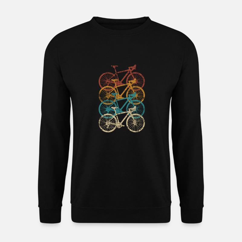 Rennrad retro Fahrrad - Unisex Pullover - Schwarz