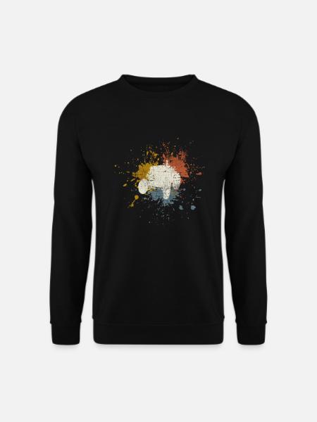 Traktor vintage - Unisex Pullover - Schwarz