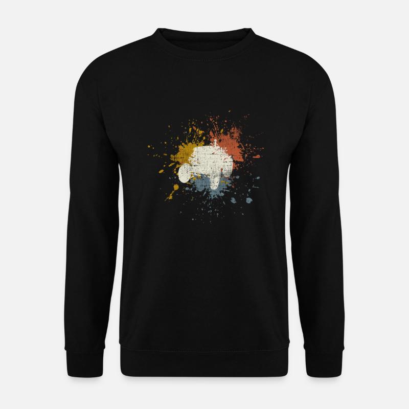 Traktor vintage - Unisex Pullover - Schwarz