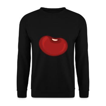 Kidney bean - Unisex Sweatshirt - black - Front - Alina (178cm) & Michal (187cm)