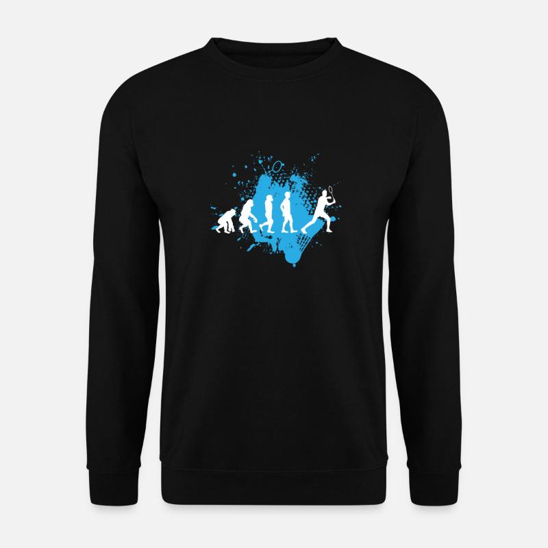 Badminton evolution - Unisex Pullover - Schwarz