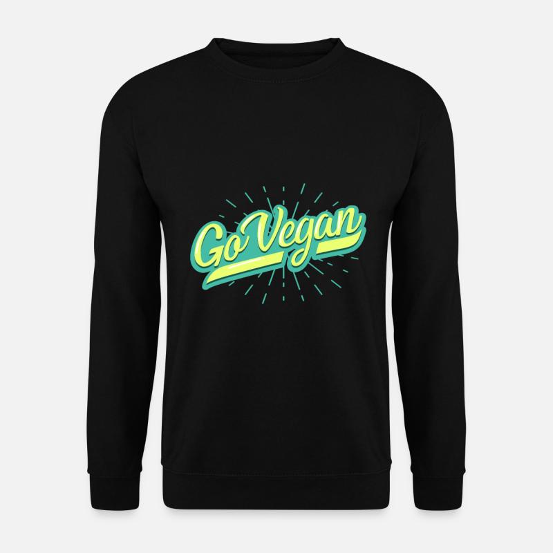 vegan - Unisex Sweatshirt - black