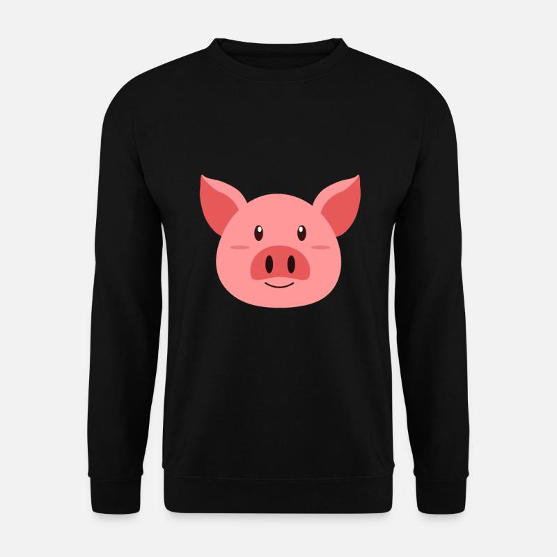 Schwein - Unisex Pullover - Schwarz