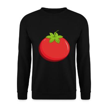 Tomate - Unisex Pullover - Schwarz - Vorne - Alina (178cm) & Michal (187cm)