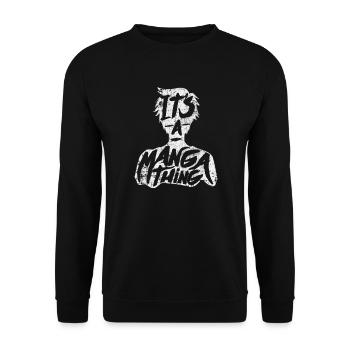Manga - Sweat-shirt Unisexe - noir - Devant - Alina (178cm) & Michal (187cm)