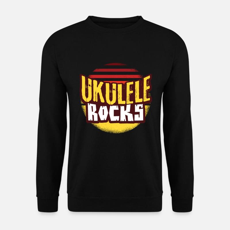 Ukulele - Unisex Pullover - Schwarz