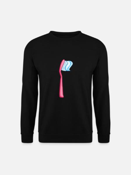 Toothbrush - Unisex Sweatshirt - black