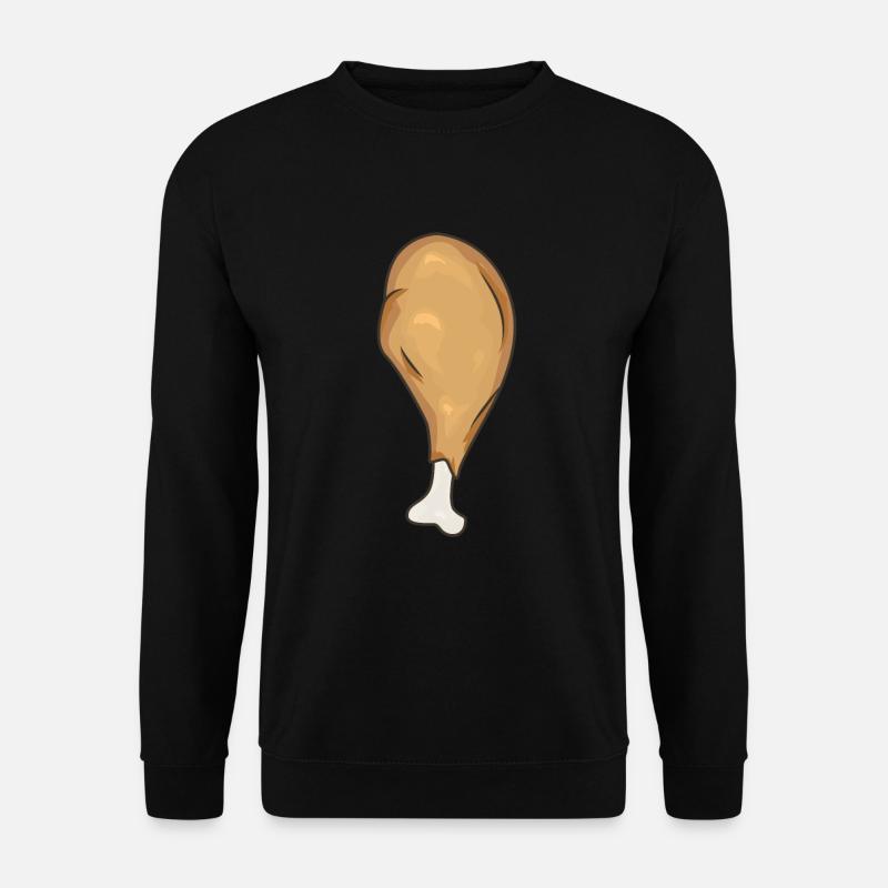 Hähnchenkeule Chicken Wing - Unisex Pullover - Schwarz