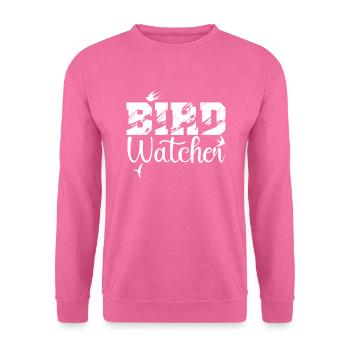 Vögel Beobachten - Unisex Pullover - Pink - Vorne