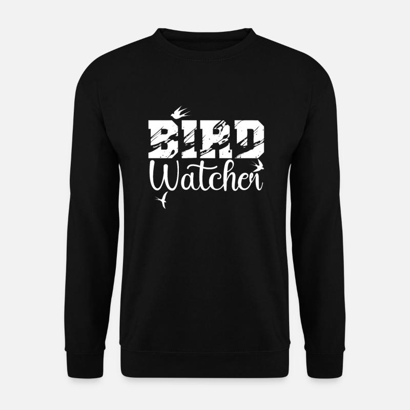 Vögel Beobachten - Unisex Pullover - Schwarz