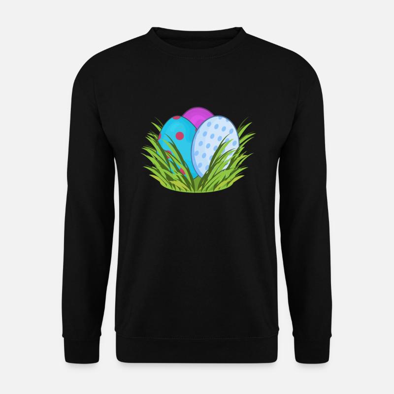 Easter Easter eggs Easter nest - Unisex Sweatshirt - black