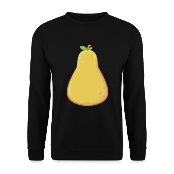 pear - Unisex Sweatshirt - black - Front - Alina (178cm) & Michal (187cm)