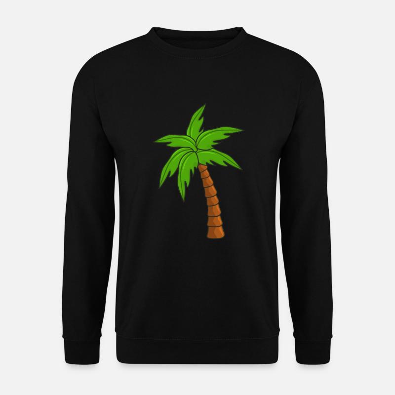 palm tree - Unisex Sweatshirt - black