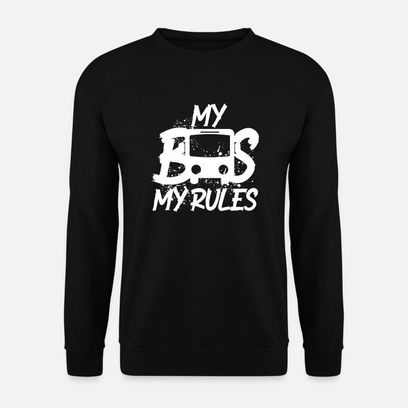 Bus chauffeur de bus - Sweat-shirt Unisexe - noir