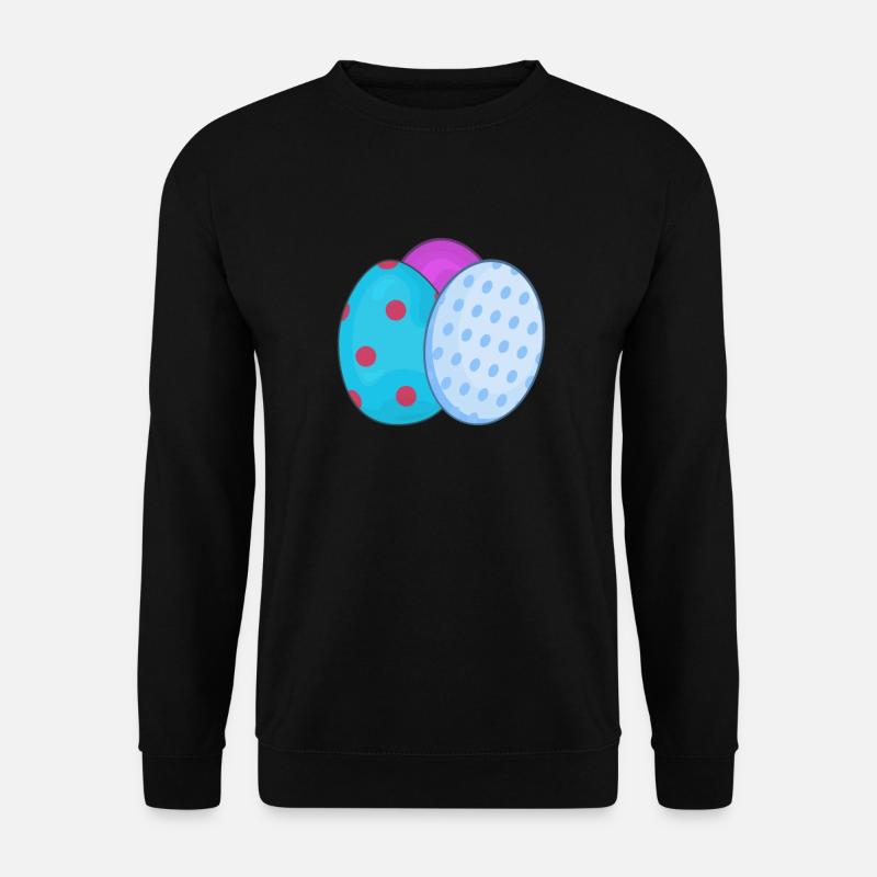 Easter easter eggs - Unisex Sweatshirt - black