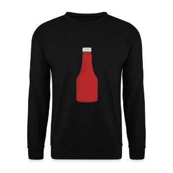 Ketchup - Unisex Sweatshirt - black - Front - Alina (178cm) & Michal (187cm)