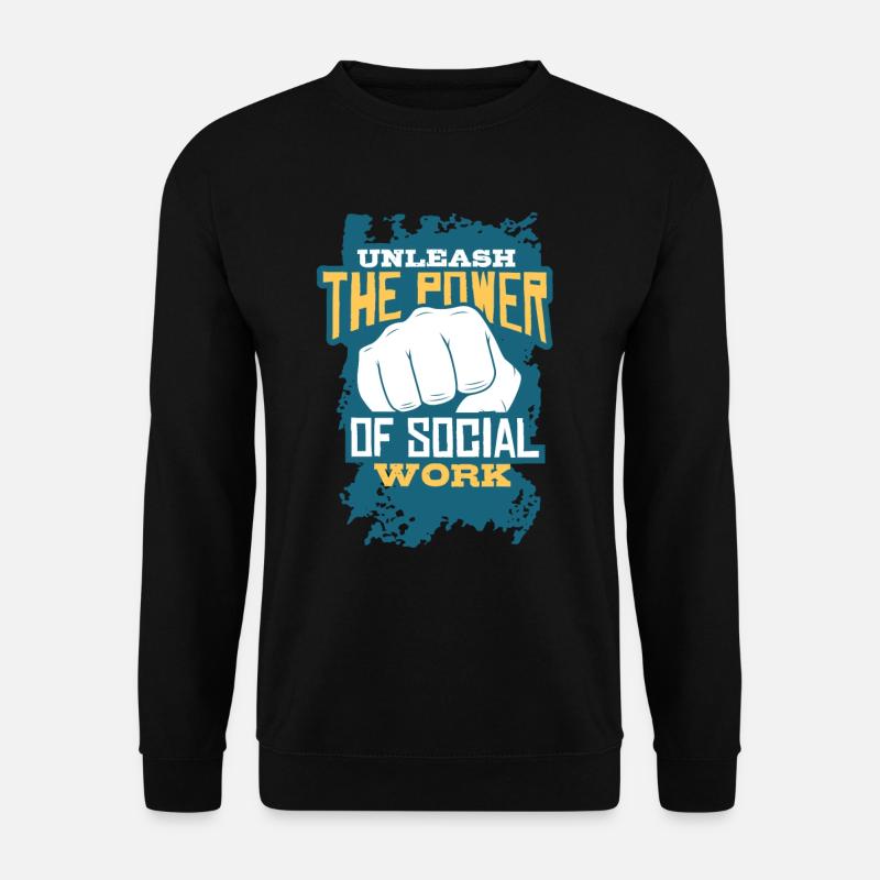 Sozialarbeiter - Unisex Pullover - Schwarz