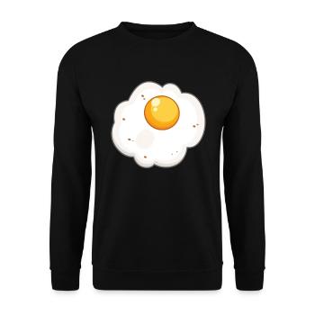 Fried - Unisex Sweatshirt - black - Front - Alina (178cm) & Michal (187cm)