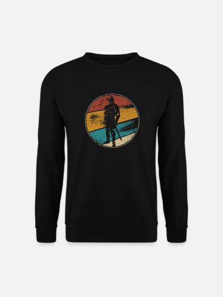 Ritter in Rüstung vintage - Unisex Pullover - Schwarz