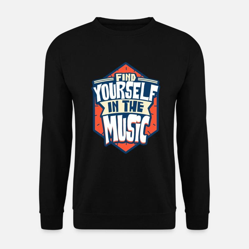 Musik - Unisex Pullover - Schwarz