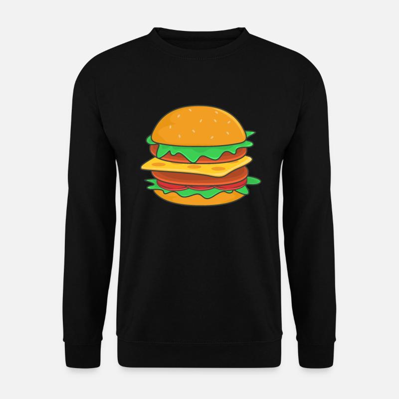 Burger - Unisex Sweatshirt - black
