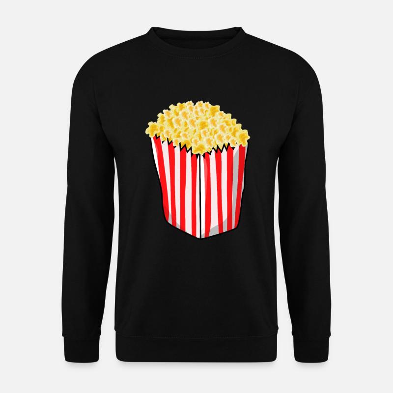 Popcorn - Unisex Sweatshirt - black