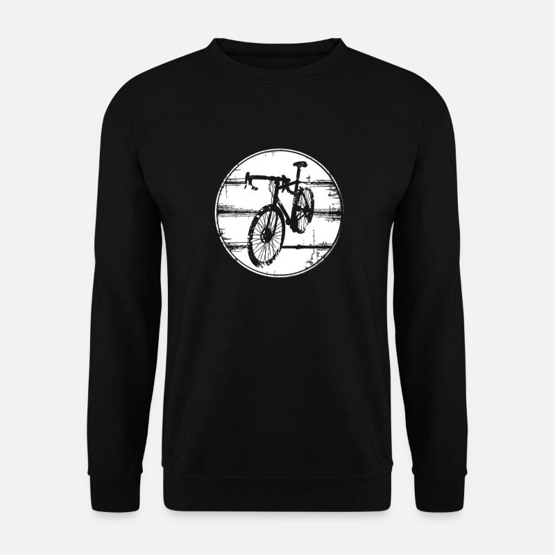 Vélo de course - Sweat-shirt Unisexe - noir