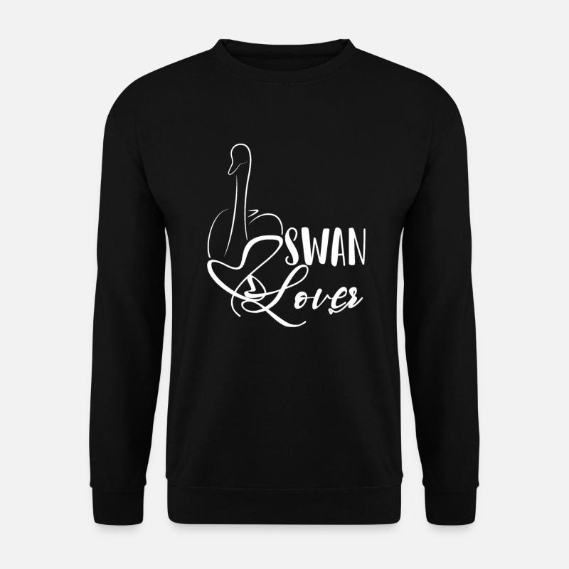 Swan - Unisex Sweatshirt - black